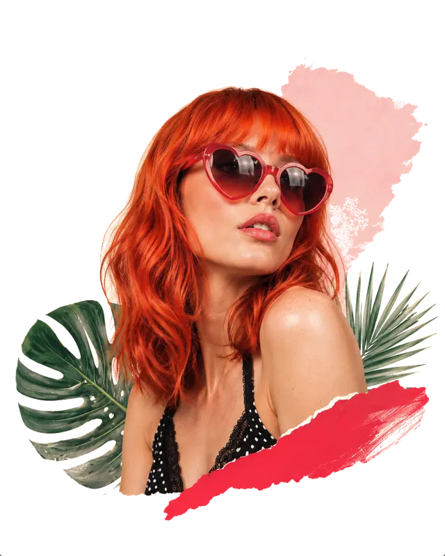 Bold red colour inspiration artwork
